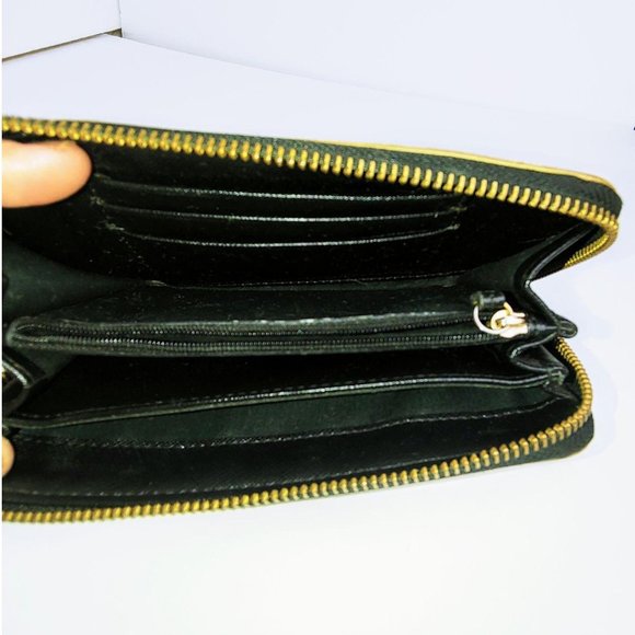 Fossil White with Gold Polka Dots Wallet - Picture 3 of 6